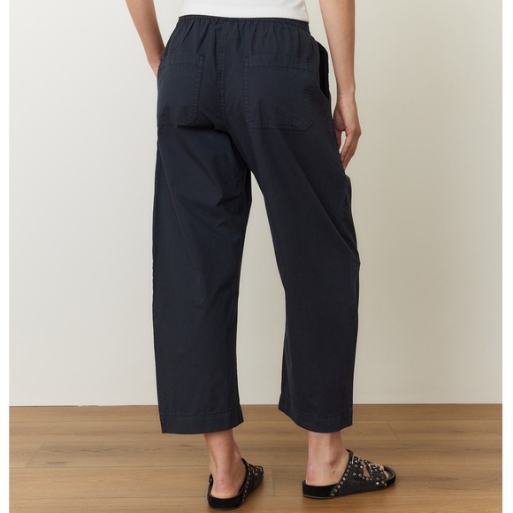 Marine Layer Kyra Poplin Barrel Pant - Size L - Black - NWT - Picture 2 of 12